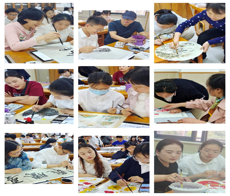 图片3 ：孩子和家长挥洒自如，笔墨生花.png